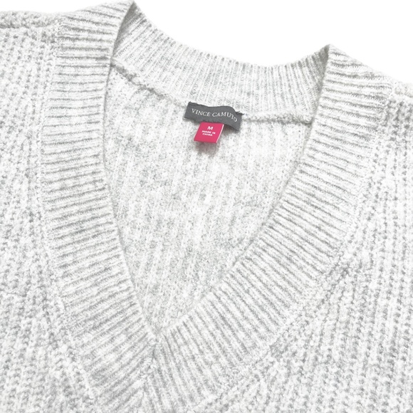 Vince Camuto Women's Sweater Vest Gray Medium - Picture 3 of 12